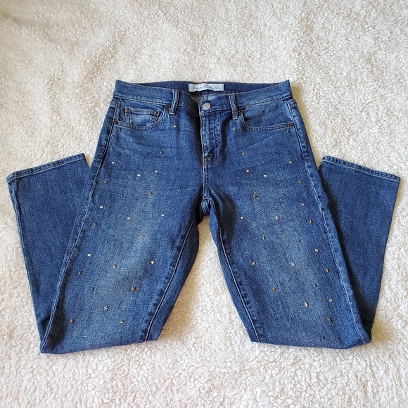 GAP Denim - Gap star studded best girlfriend skinny jeans crop